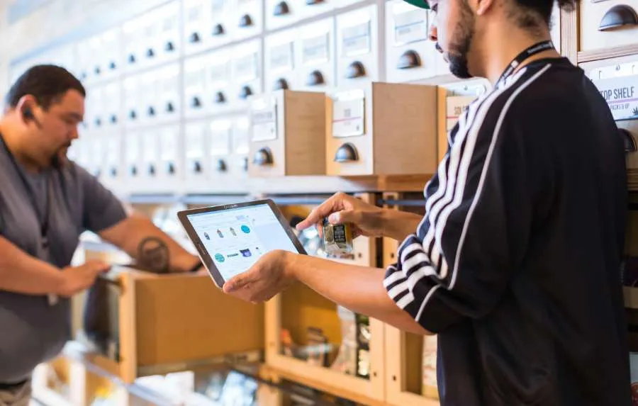 Écran de revue hebdomadaire des ventes